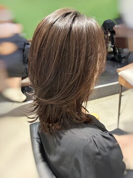 アミュレット バイ サファリ 西荻窪(AMULETTE BY SAFARI) 《お客様スタイル70》ワンカールデジパ×ミディアムレイヤー