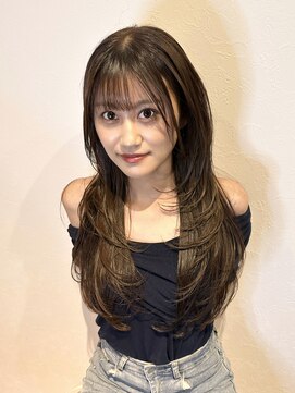 ヘアールーチェ(Hair Luce) ハイライトカラーミルクティーベージュケアブリーチダブルカラー