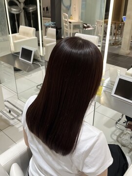 ザザ 高田馬場(ZA/ZA) ツヤ感たっぷりピンクブラウン