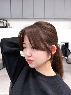 アマトウキョウスマートサロン(AMA TOKYO×Smart Salon) 【sayakaスタイル】顔まわり/レイヤーカット/小顔韓国くびれヘア