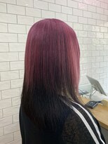 ループウエスト(LOOP WEST)&nbsp;アンブレラカラー×カシスピンク　0819