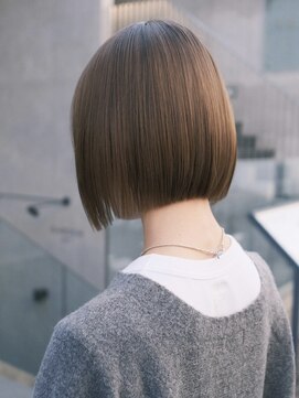 ガーデン 渋谷(GARDEN) ボブ　外ハネボブ　くびれヘア　切りっぱなしボブ　暗めカラー