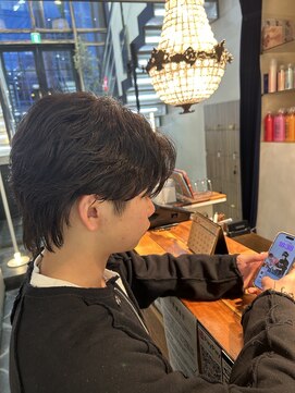 アース 天満橋店(HAIR & MAKE EARTH) 20代30代◎メンズスパイラルパーマ×色気