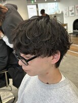 ラヴィズムバイフィフス(LUVISM by fifth) メンズニュアンスサーフシャドウパーマ波巻きツイストスパイラル