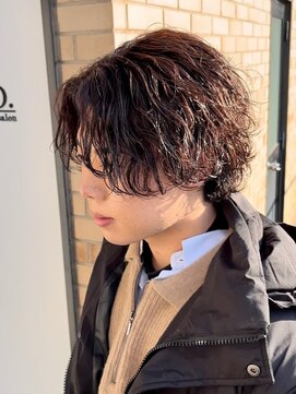 アノ 別府店(Ano.) メンズカットメンズパーマスパイラルパーマセンターパート別府