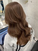 サンクプロジェクト(cinq PROJECT)&nbsp;ミルクティーヘーゼルラベンダーベージュブラウンレイヤーカット