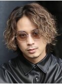 大分ツイストスパイラルパーマメンズカットハイライトメンズボブ