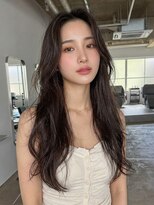 フレイムスヒュー 高崎店(FRAMES HUE)&nbsp;韓国ハッシュカット×センターパートカーテンバング【高崎】