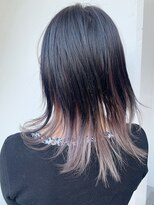 salon de MiLK 札幌大通店【サロン ド ミルク】 *シンプルな色合いのインナーカラー