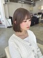 ソルア(soLua) パーソナルカラー診断から1.5回ブリーチで似合わせミルクティ♪