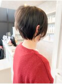 福山Caary20代30代40代50代60代ショートヘア小顔補正立体カット
