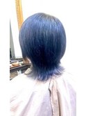 ダブルカラーをした　ブルージュ