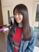 零秒女髪 千里丘店&nbsp;髪質改善カラーで艶めく上品ロングヘア艶髪美髪艶カラー艶感