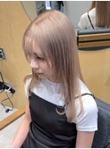 ミルクティーベージュハイトーンレイヤーダブルカラー渋谷駅
