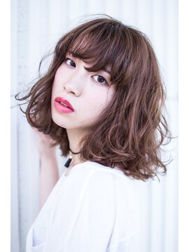 イロドリ ヘアーデザイン(IRODORI hair design) IRODORI　重軽なロングボブ　［西尾一寛］