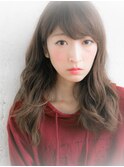 流しバングでオシャレ女子♪