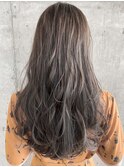 mowen×外人風カラー×グレーアッシュ