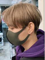 バイフィフス 原宿/表参道(by fifth)&nbsp;ハイトーンカラーニュアンスパーマ刈り上げツーブロックヘア