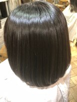 ナナナ パレナ 大津膳所店(nanana parena)&nbsp;髪質改善専門サロンの縮毛矯正で圧巻の艶髪ストレート