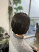大人可愛い30代40代50代/マッシュ/黒髪/脱白髪染め/白髪ぼかし