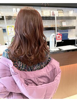 アトレ(attrait) ＊ピンクラベンダー 透明感 暖色カラー ロングヘア