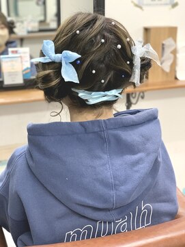 アーミー(Aremy) ひつじヘア　ツインおだんご