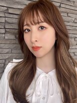 ハイバレーヘアーメゾン(HIGH VALLEY HAIRMAISON)&nbsp;韓国ヘアシアベージュ韓国レイヤー顔周りカットグレージュロング