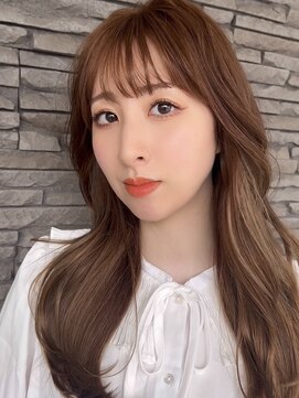 ハイバレーヘアーメゾン(HIGH VALLEY HAIRMAISON) 韓国ヘアシアベージュ韓国レイヤー顔周りカットグレージュロング