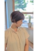 ナチュラルショートボブ