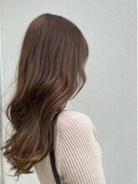 トップスタイル リッチ 大人可愛いほんのりピンクベージュカラー