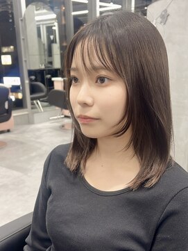 ジエクト カナウ(The Ect canow) 《レイヤーカット》似合わせ前髪垢抜け小顔ヘアグレージュカラー