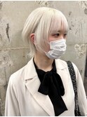 ショートウルフカット/韓国風ウルフヘア/顔周りレイヤーカット