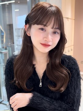 グロー 大宮(GLROW) レイヤーカット顔周り前髪韓国おくれ毛くびれharuhi