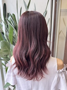 アン(Hair make un) ピンクベージュ♪