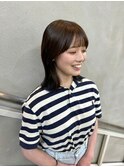 20代30代40代レイヤーカットショートオージュアアンブレラカラー
