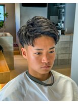 シード(SEAD) ツーブロ大人七三アップバング