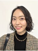 切りっぱなしボブ/ボブパーマ/毛先パーマ