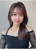 ★◎カールセミディシアカラーワンカール前髪カット小顔カット