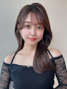 アフロート ディル(AFLOAT D'L) ★◎カールセミディシアカラーワンカール前髪カット小顔カット