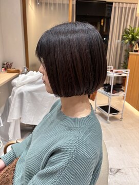 あごラインのボブ