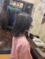 ヘアー クリエイト カルバリ(HAIR CREATE Calbari)&nbsp;ウルフ×パーマ