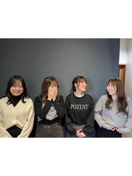 ママさんstylist含め同世代のstaffが在籍しているため女性目線であなたに似合う理想のstyleをご提案します*