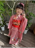 【hair salon W】七五三着付け&ヘアセット
