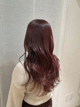 リント(lint)の写真/透明感と艶のある仕上がり、抜け感がありお洒落なカラーに♪周りと差がつくワンランク上のヘアスタイルに☆