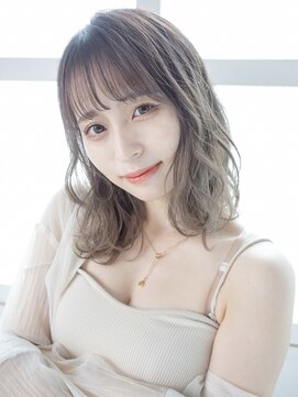 エイト ホワイト 札幌駅前店(EIGHT white) 大人可愛い美髪こなれミディグレージュ外はね １７６