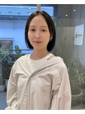 【ボブ】黒髪小顔ボブ