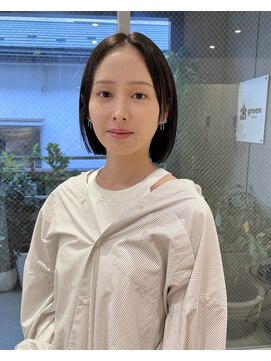 グリーン 町田(green) 【ボブ】黒髪小顔ボブ