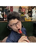 73フェード片側ツーブロックスタイル