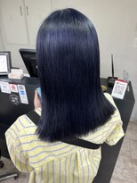 アジールヘア 所沢プロペ通り店(agir hair)&nbsp;大人可愛い◎ブルーブラック透明感艶髪ロング