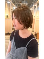 シダ(sida)&nbsp;レディース　ショートボブレイヤー　ココアブラウン